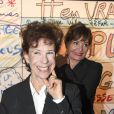Véronique Colucci et Fabienne Bilal - Vernissage presse de l'exposition "Coluche" à l'Hôtel de Ville de Paris le 5 octobre 2016. © Pierre Perusseau/Bestimage