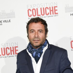 Bernard Montiel - Vernissage presse de l'exposition "Coluche" à l'Hôtel de Ville de Paris le 5 octobre 2016. © Pierre Perusseau/Bestimage