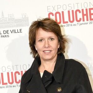 Carole Rousseau - Vernissage presse de l'exposition "Coluche" à l'Hôtel de Ville de Paris le 5 octobre 2016. © Pierre Perusseau/Bestimage