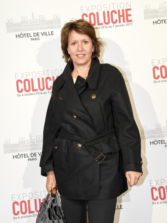 Carole Rousseau - Vernissage presse de l'exposition "Coluche" à l'Hôtel de Ville de Paris le 5 octobre 2016. © Pierre Perusseau/Bestimage