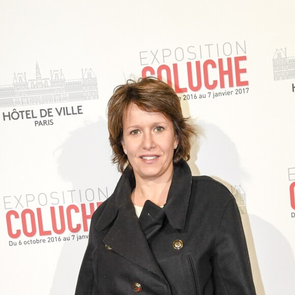 Carole Rousseau - Vernissage presse de l'exposition "Coluche" à l'Hôtel de Ville de Paris le 5 octobre 2016. © Pierre Perusseau/Bestimage