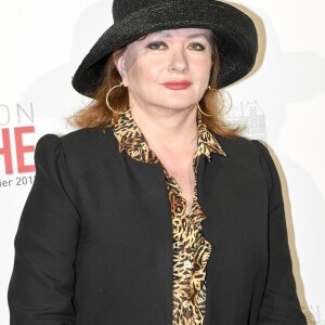 Catherine Jacob - Vernissage presse de l'exposition "Coluche" à l'Hôtel de Ville de Paris le 5 octobre 2016. © Pierre Perusseau/Bestimage
