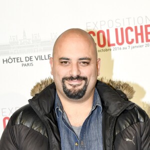 Jérôme Commandeur - Vernissage presse de l'exposition "Coluche" à l'Hôtel de Ville de Paris le 5 octobre 2016. © Pierre Perusseau/Bestimage