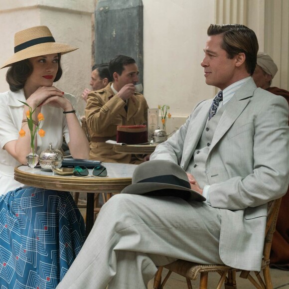 Marion Cotillard et Brad Pitt dans Alliés.
