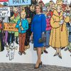La reine Mathilde de Belgique visitant l'expo Hergé au Grand Palais à Paris le 5 octobre 2016. © Danny Gys/Reporters/ABACAPRESS.COM