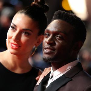 Corneille et sa femme Sofia de Medeiros à la 16ème édition des NRJ Music Awards à Cannes, le 13 décembre 2014.