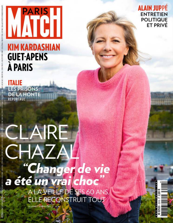Couverture du magazine Paris Match en kiosques le 6 octobre 2016.