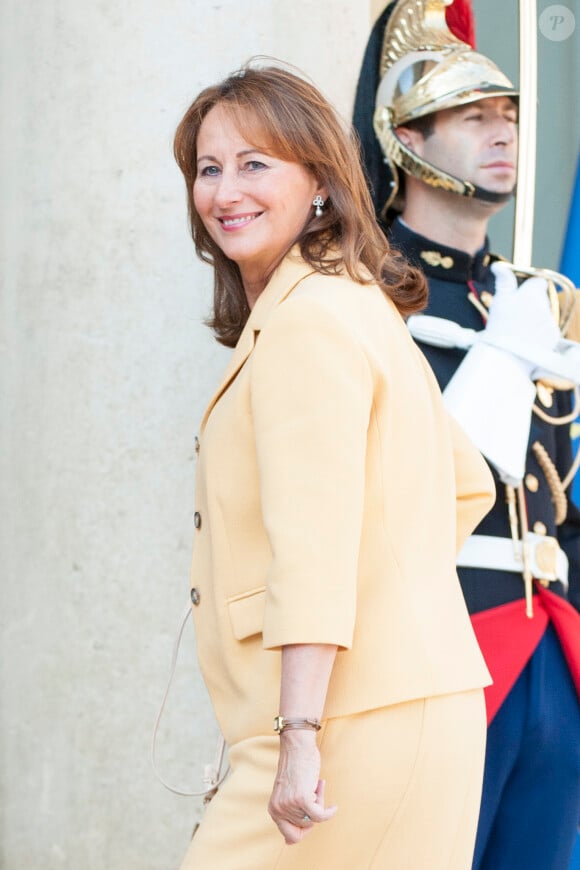 Ségolène Royal - Arrivées des ambassadeurs pour le discours du président François Hollande au Palais de l'Elysée à Paris le 30 Août, 2016.