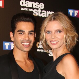 Sylvie Tellier et Christophe Licata au photocall de l'émission "Danse Avec Les Stars - Saison 7" à Boulogne-Billancourt, le 28 septembre 2016. © Denis Guignebourg/Bestimage