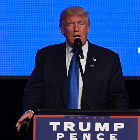 Meeting de Donald Trump au James L. Knight Center à Miami le 16 septembre 2016.