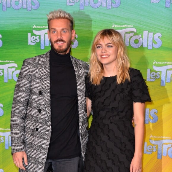 M. Pokora et Louane Emera à l'avant-première du film "Les Trolls" au cinéma Le Grand Rex à Paris, le 12 octobre 2016. © Guirec-Guignebourg/Bestimage