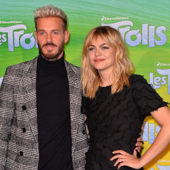 M. Pokora et Louane Emera à l'avant-première du film "Les Trolls" au cinéma Le Grand Rex à Paris, le 12 octobre 2016. © Guirec-Guignebourg/Bestimage