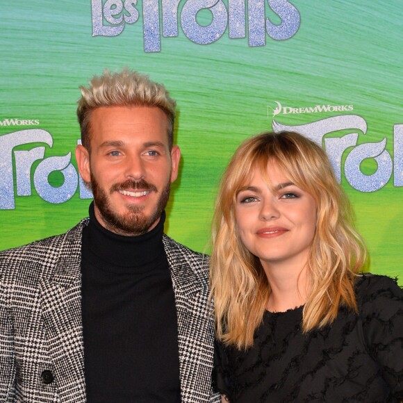 M. Pokora et Louane Emera à l'avant-première du film "Les Trolls" au cinéma Le Grand Rex à Paris, le 12 octobre 2016. © Guirec-Guignebourg/Bestimage