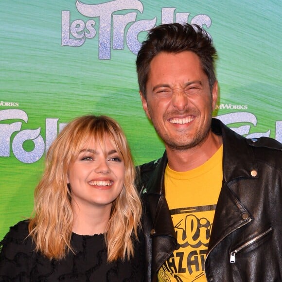 Louane Emera et Vincent Cerutti à l'avant-première du film "Les Trolls" au cinéma Le Grand Rex à Paris, le 12 octobre 2016. © Guirec-Guignebourg/Bestimage