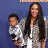 Ciara et son fils Future Zahir Wilburn  au "Nickelodeon Kid's Choice Sports Awards" à Westwood. Le 16 juillet 2015