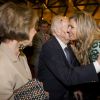 La reine Maxima des Pays-Bas a pu embrasser ses parents, Jorge Zorreguieta et María del Carmen Cerruti Carricart, à l'Université catholique d'Argentine à Buenos Aires le 11 octobre 2016 lors d'une conférence qu'elle donnait en sa qualité d'ambassadrice spéciale du secrétaire général des Nations unies pour la finance inclusive.