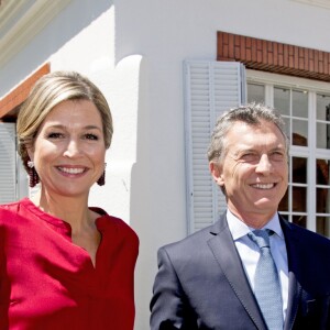 La reine Maxima des Pays-Bas rencontre le président de l'Argentine Mauricio Macri à Buenos Aires le 12 octobre 2016. 12/10/2016 - Buenos Aires