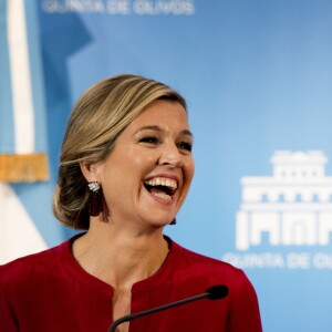 La reine Maxima des Pays-Bas a donné une conférence de presse avec Gabriela Michetti, membre de Proposition républicaine et vice-présidente de la Nation argentine, lors de son voyage officiel en Argentine. Le 12 octobre 2016  Queen Maxima during a press briefing with Gabriela Michetti on October 12, 2016 in Buenos Aires, Argentina. Queen Maxima visits Argentina in her role of special advocate of the Secretary-General of the United Nations for Inclusive Finance for Development12/10/2016 - Buenos Aires