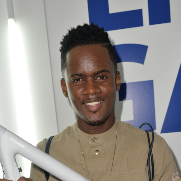 Exclusif - Black M (Alpha Diallo) lors de la soirée Experience PlayStation VR à Paris, France, le 13 octobre 2016.
