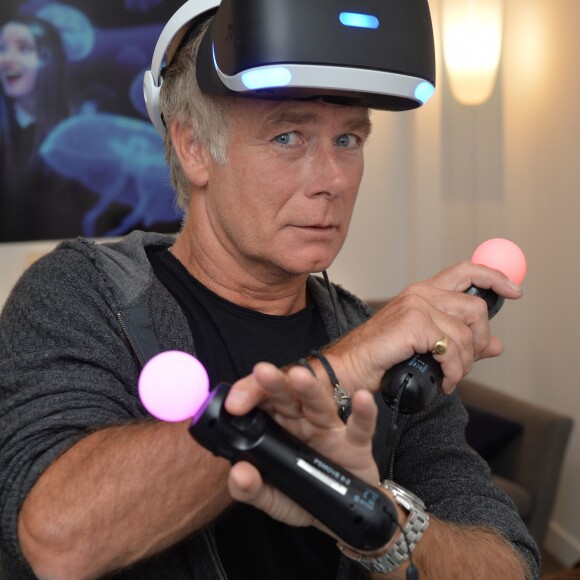 Exclusif - Franck Dubosc lors de la soirée Experience PlayStation VR à Paris, France, le 13 octobre 2016.