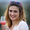 Julie Gayet lors de la soirée caritative à l'occasion du mois Octobre Rose, le 14 octobre 2016, au Château Roubine à Lorgues