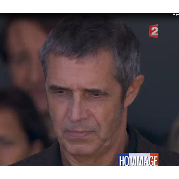 Julien Clerc assiste à la cérémonie en hommage aux victimes des attentats de Nice organisée à Nice le 15 octobre 2016.