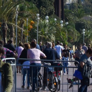 Attentat de Nice : Journée d'hommage national 3 mois après l'attentat qui avait couté la vie à 86 personnes sur la Promenade des Anglais à Nice le 15 octobre 2016.