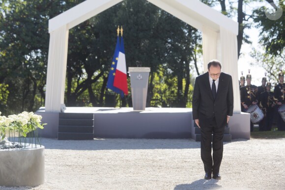 François Hollande, Président de la Republique - François Hollande lors de l'hommage National aux victimes de l'attentat de Nice à Nice le 15 octobre 2016
