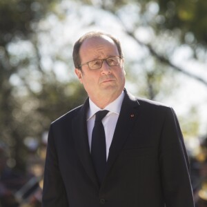 François Hollande , Président de la Republique. - François Hollande lors de l'hommage National aux victimes de l'attentat de Nice à Nice le 15 octobre 2016