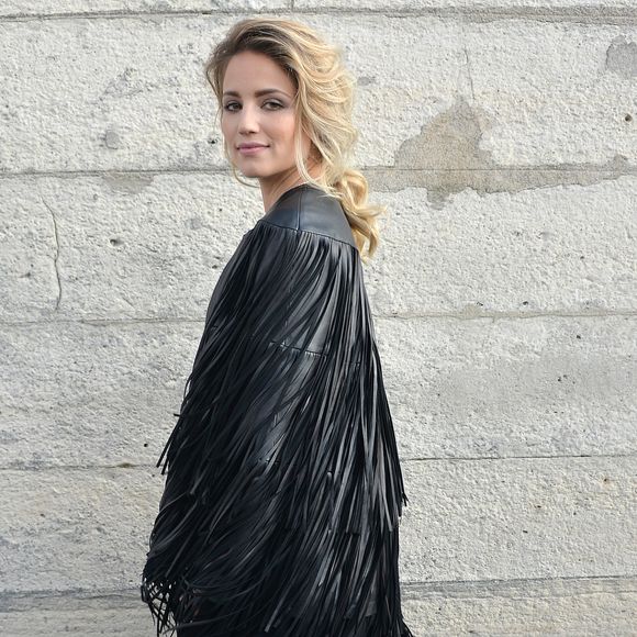 Dianna Agron au défilé de mode prêt-à-porter Automne-Hiver 2016/2017 "Elie Saab" à Paris le 5 mars 2016.