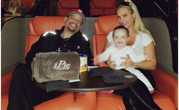Le rappeur Ice-T ainsi que sa femme Coco Austin et leur fille Chanel Nicole. Photo publiée sur Instagram au mois d'octobre 2016