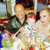 Le rappeur Ice-T ainsi que sa femme Coco Austin et leur fille Chanel Nicole. Photo publiée sur Instagram au mois d'octobre 2016