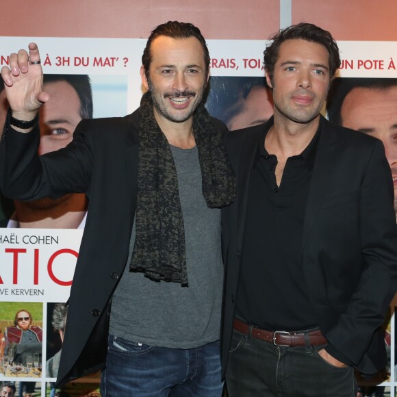 Michael Cohen, Nicolas Bedos - Avant-première du film "L'invitation" au cinéma UGC George V à Paris, le 17 octobre 2016. © CVS/Bestimage