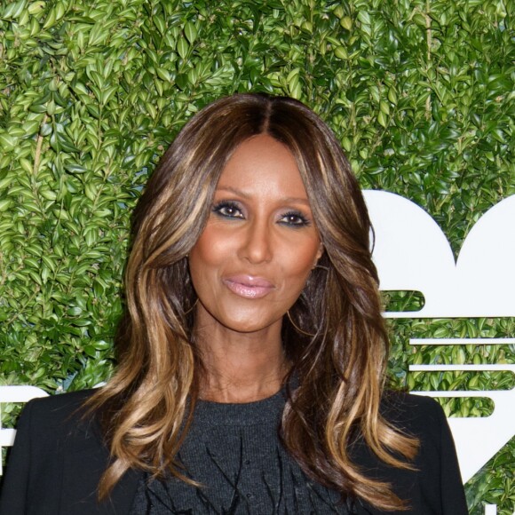 Iman à la soirée Golden Heart Awards à New York, le 17 octobre 2016 © CPA/Bestimage