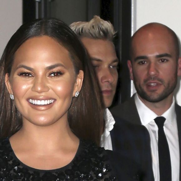 Chrissy Teigen à la soirée Golden Heart Awards à New York, le 17 octobre 2016