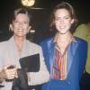 Julie Andrieu et sa mère Nicole Courcel lors de la générale de la pièce Poésies secrètes en septembre 1993 à Paris. En 1975, juste après la naissance de Julie, Jean-Pierre Coffe les avait hébergées chez lui dans sa maison de Lanneray, pendant un peu plus d'un an.