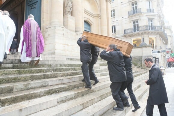 Obsèques de Pierre Etaix en l'église Saint-Roch à Paris le 19 octobre 2016. © CVS/Bestimage