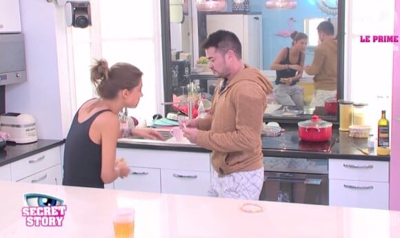 Mélanie et Thomas - "Secret Story 10" sur NT1, le 20 octobre 2016.