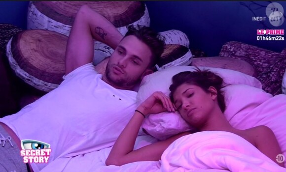 Bastien et Mélanie - "Secret Story 10" sur NT1, le 20 octobre 2016.