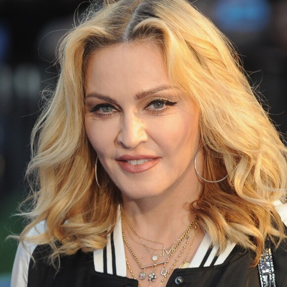 Madonna à la première de" The Beatles: Eight Days A Week" à Londres, le 15 septembre 2016.
