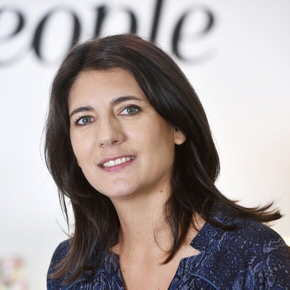 Exclusif - Rendez-vous avec Estelle Denis dans les locaux de Webedia pour Purepeople à Levallois-Perret. Le 19 octobre 2016 © Giancarlo Gorassini / Bestimage