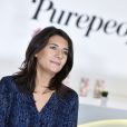 Estelle Denis répond à Laurent Argelier pour Purepeople.com. Octobre 2016.