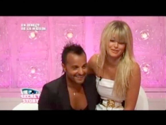Caroline et Nicolas dans "Secret Story 2" en 2008 sur TF1.