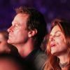 Exclusif - Cindy Crawford et son mari Rande Gerber assistent au concert de Paul McCartney lors du festival Desert Trip à Indio en Californie le 8 octobre 2016.