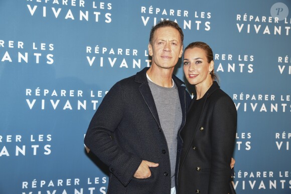 Rocco Siffredi et sa femme Rosa Caracciolo (Rozsa Tassi) - Avant-première du film "Réparer les vivants" au cinéma UGC Normandie à Paris, le 24 octobre 2016. © Pierre Perusseau/Bestimage