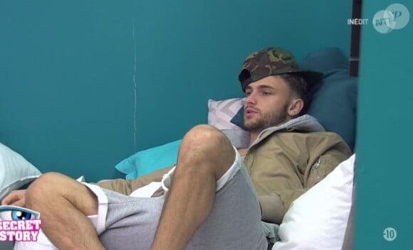 Bastien - "Secret Story 10" sur NT1, le 25 octobre 2016.