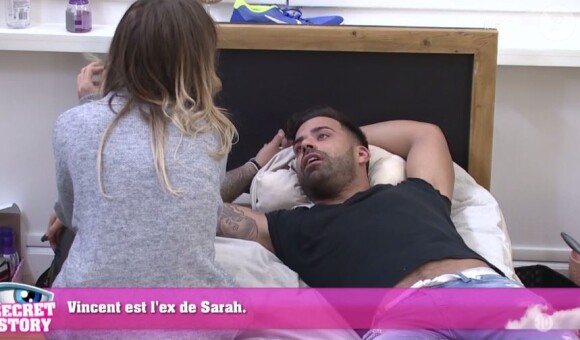 Vincent, Sarah - "Secret Story 10" sur NT1, le 25 octobre 2016.