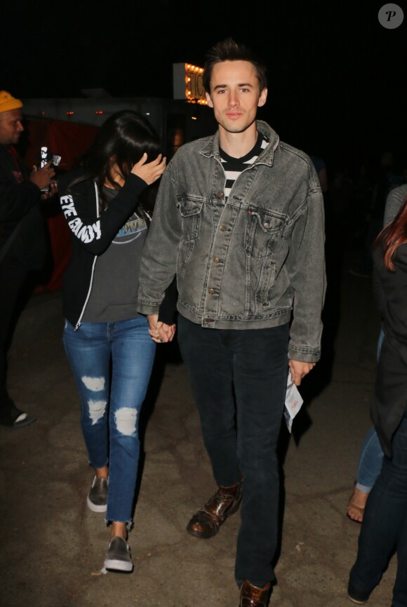 Victoria Justice et Reeve Carney arrivent à la Haunted Hayride, à Los Angeles, le 21 octobre 2016 © CPA / Bestimage