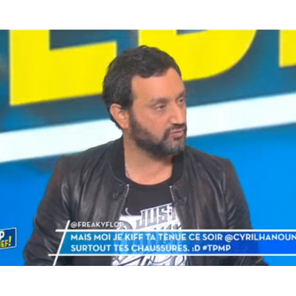 "Touche pas à mon poste" le 26 octobre 2016 sur C8. Ici Cyril Hanouna.