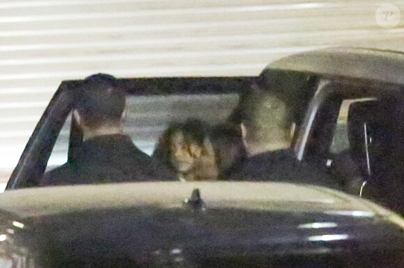 Kim Kardashian à la sortie du concert de Kanye West à Inglewood le 26 octobre 2016